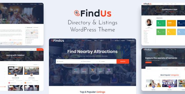 Findus – v1.1.58 – 本地商家目录网站模板WordPress主题