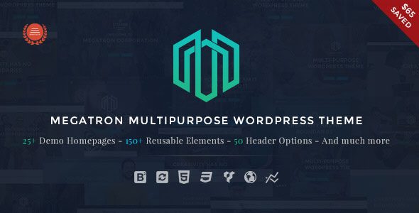 Megatron – v4.4 – 多行业企业公司模板WordPress主题