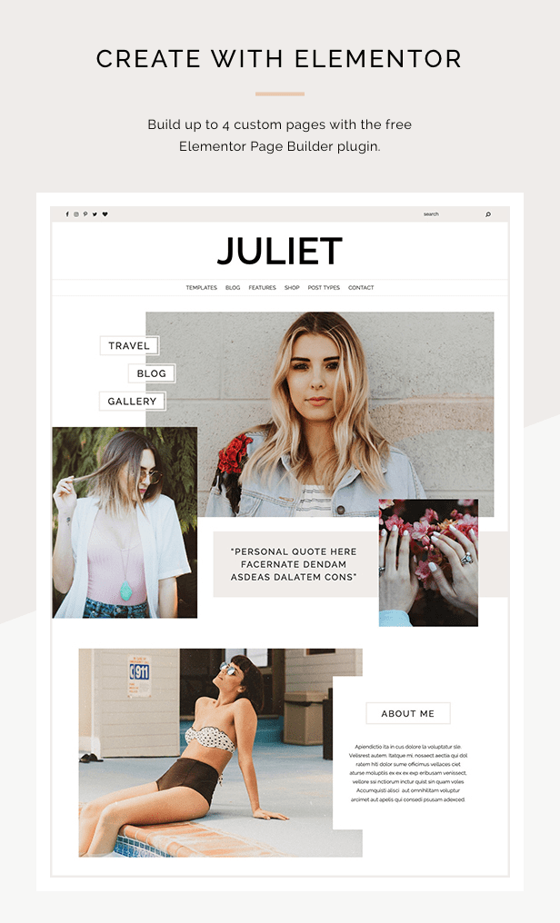 Juliet – v2.8 – 博客商店WordPress主题