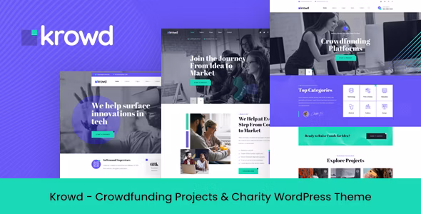 Krowd – v1.4.1 – 慈善公益捐赠非营利组织网站WordPress 模板