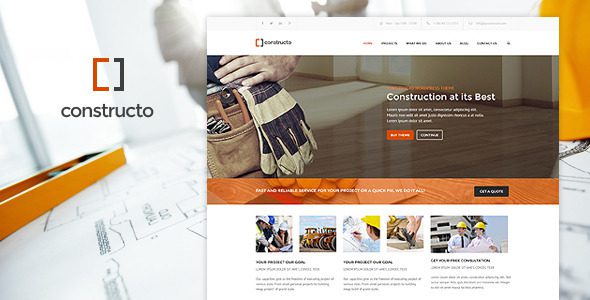 Constructo – v4.3.7 -施工建筑装修公司网站WordPress主题