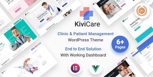 KiviCare – v2.2.14 – 医疗诊所患者管理网站WordPress主题