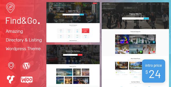 Findgo – v1.3.54 – 商家目录网站模板WordPress主题