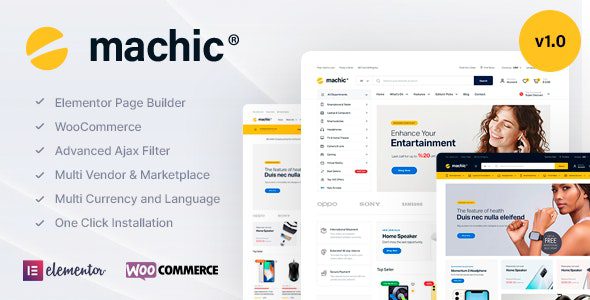 Machic – v1.5.0 – 电子数码产品在线商店 WooCommerce 主题