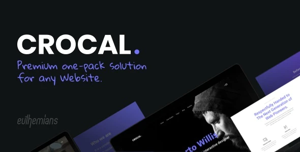 Crocal – v2.10 – 响应式多用途网站模板WordPress主题