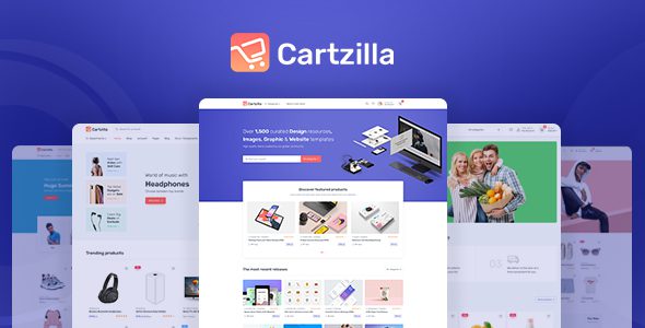 Cartzilla – v1.0.30 – 素材模板作品交易数字市场WordPress主题