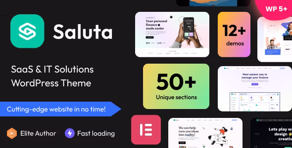 Saluta – v1.0.9 – SaaS & IT 软件信息技术网站WordPress模板