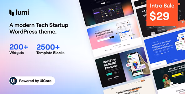 Lumi- v1.0.25 – 信息技术项目启动网站WordPress主题