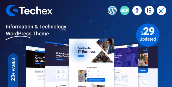 Techex – v1.0.5- IT 信息技术软件开发网站WordPress模板