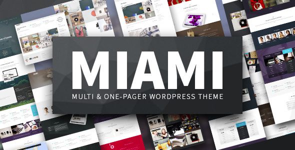 Miami- v1.3.9 -多页单页WordPress主题