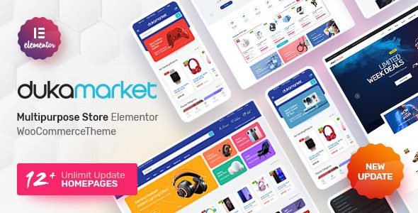 DukaMarket-v1.2.1.- 多用途企业商店模板WordPress主题