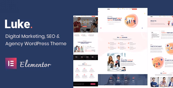 Luke- v2.0 – SEO 搜索引擎优化数字营销网站WordPress模板