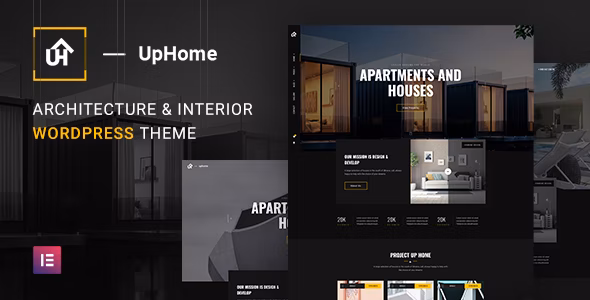 UpHome- v4.0.2 – 创意简约建筑设计艺术网站 WordPress 模板