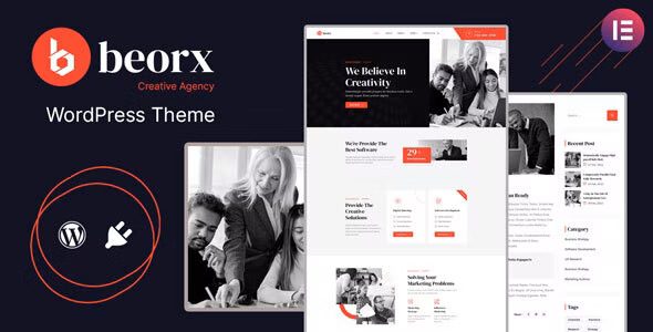 Beorx –  v2.0.1- 创意机构网站模板WordPress主题